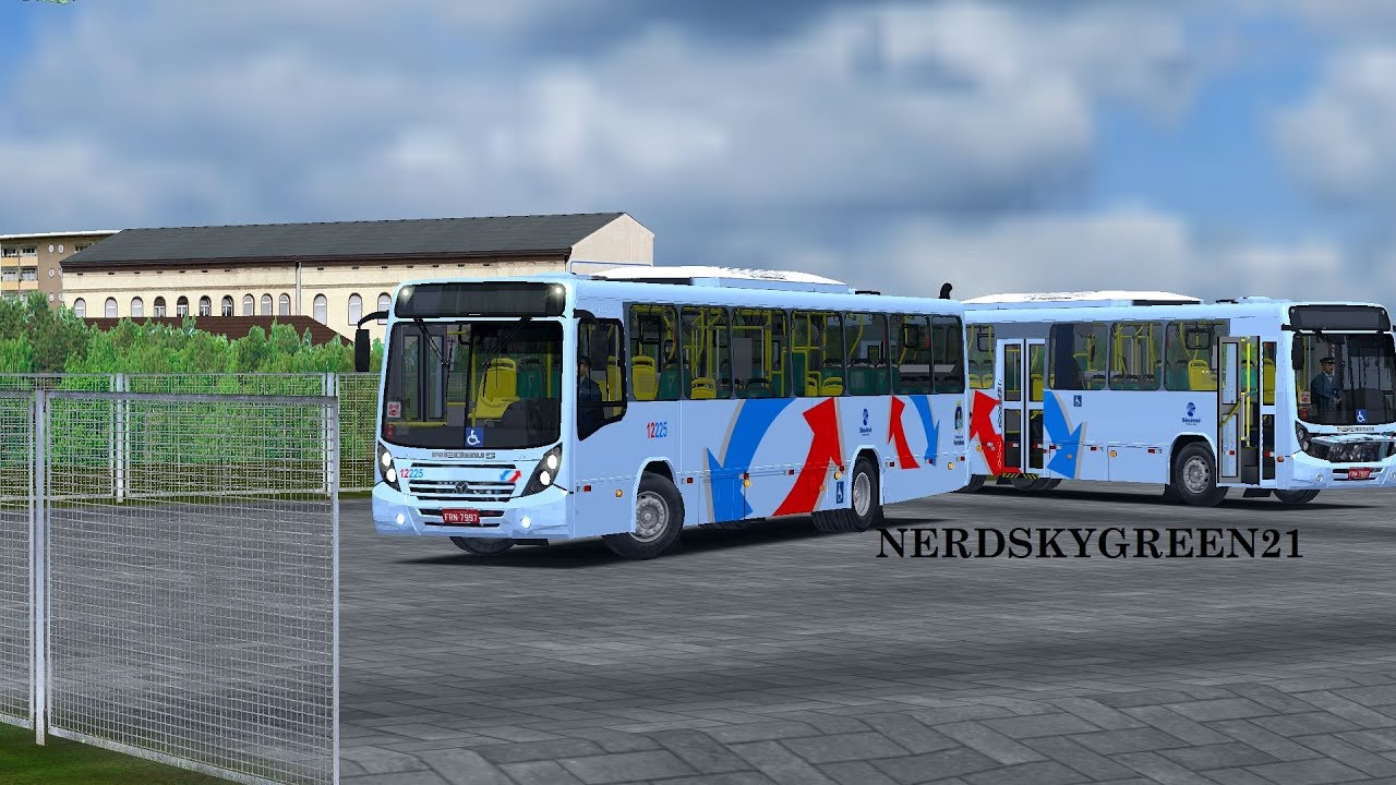 OMSI 2 -QUASE FIQUEI ATOLADO! Neobus Mega 2006 mb of-1721 bluetec 5 +G27 - A.V. São José-CE