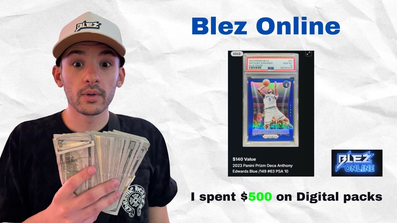 Opening $500 worth of Digital Sports Card Repack Packs... Worth It? Blez Online