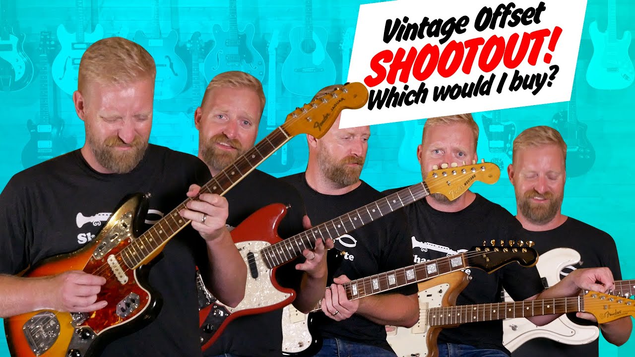 Vintage Offset SHOOTOUT! - A Jaguar, two Jazz masters, a Mustang and even a BASS - Road Case s2e5