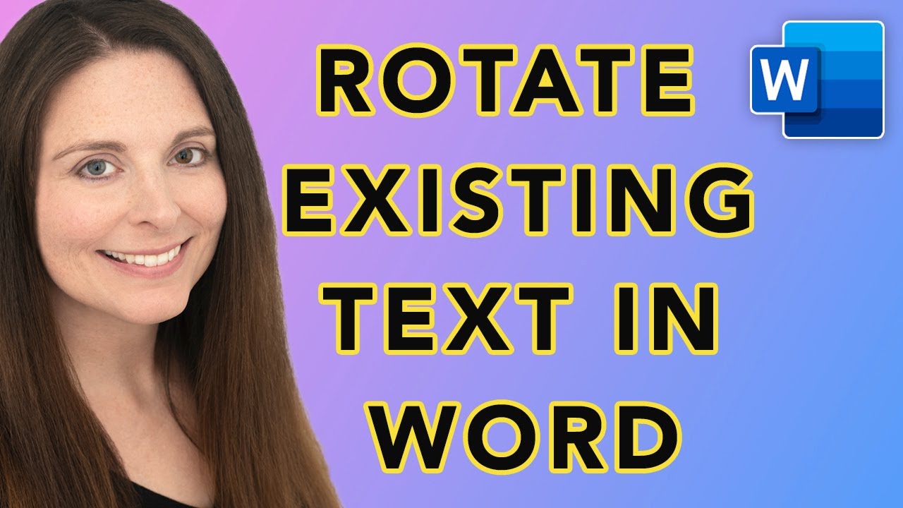 Как повернуть существующий текст в Word | Создать вертикальный текст