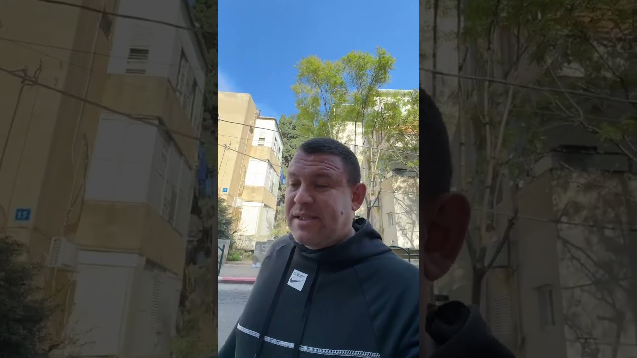 Shelters on Hadar. Security in Haifa. Israel, bomb shelters in terrible condition.