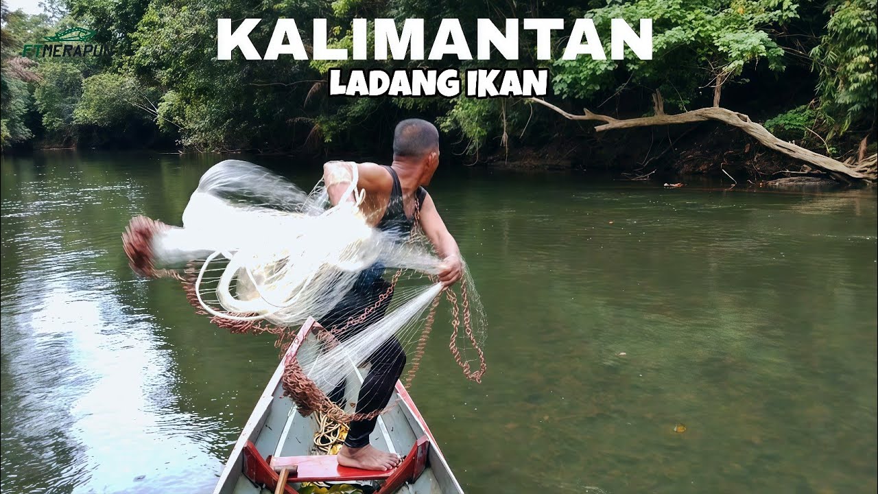GARA2 SUNGAI JERNIH, ROMBONGAN IKAN JADI KENA JALA.. PUASSS‼️