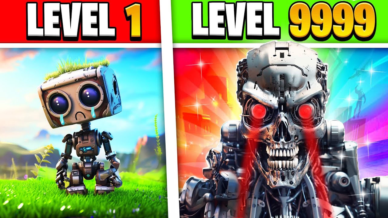 ich BAUE ein LEVEL 999999 ROBOTER in Fortnite!