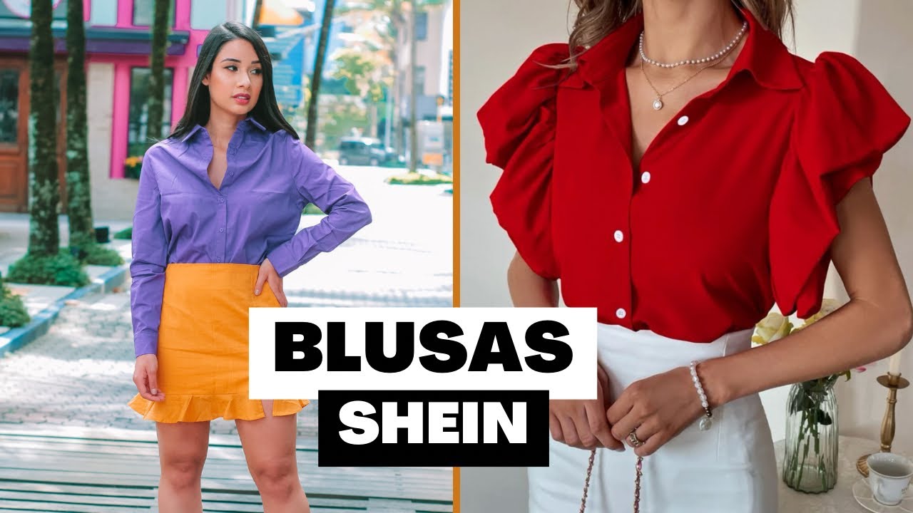 MINHAS BLUSAS SHEIN - PROVANDO TODAS AS MINHAS BLUSAS DA SHEIN | COMO COMPRAR #melhoresblusasdashein