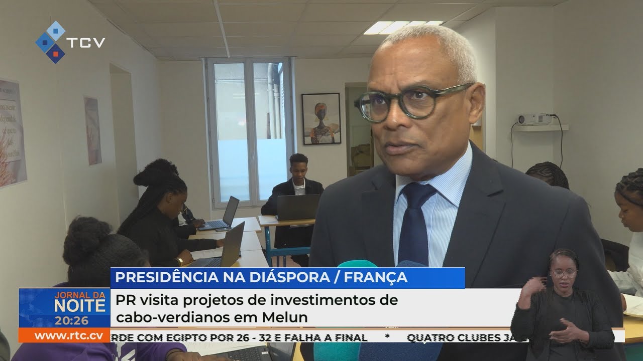 PR visita projetos de investimentos de cabo-verdianos em Melun