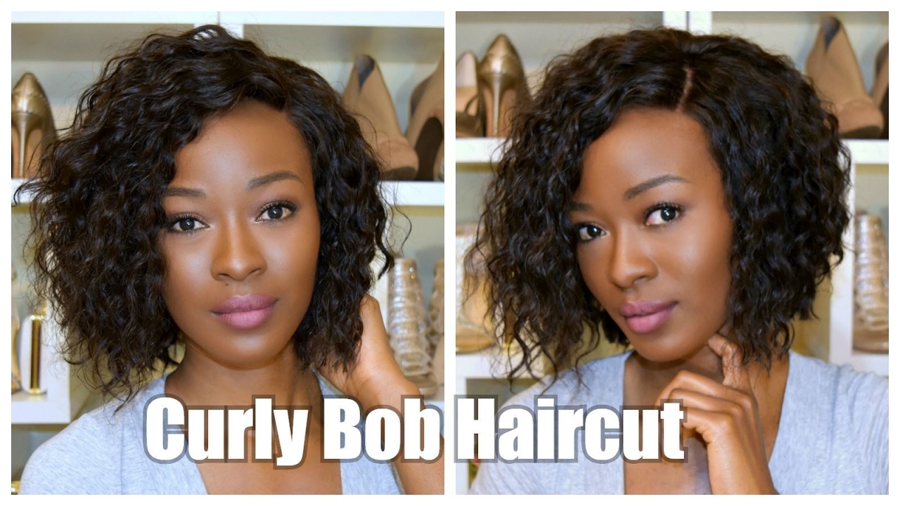 How To Cut A Curly Bob - Every day Summer Hair - EVA Wigs Protective Style