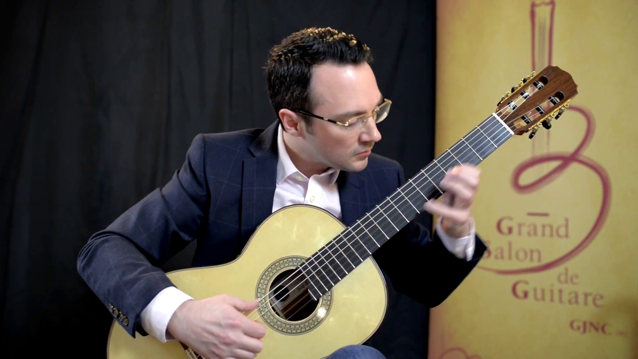 Drew Henderson performs Paganini on Daniel Stark Spruce/Cedar D-top guitar