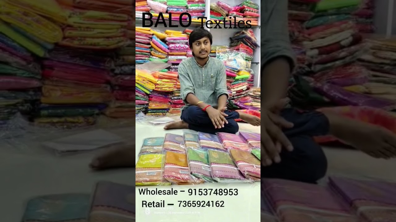 MOGA KATAN SILK SAREES//BALO TEXTILES #ytshorts #saree #silkclothing #basicwear #onlineshopping