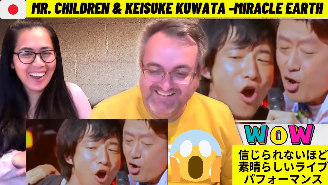 🇩🇰NielsensTv REACTS TO 🇯🇵 Mr. Children & Keisuke Kuwata -Miracle Earth - 信じられないほど素晴らしいライブパフォーマンス