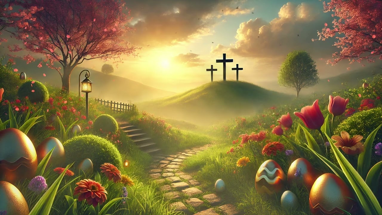 Relaxing Easter Morning | Serene 4K Scenery with 528Hz Healing Music & Spiritual Ambience