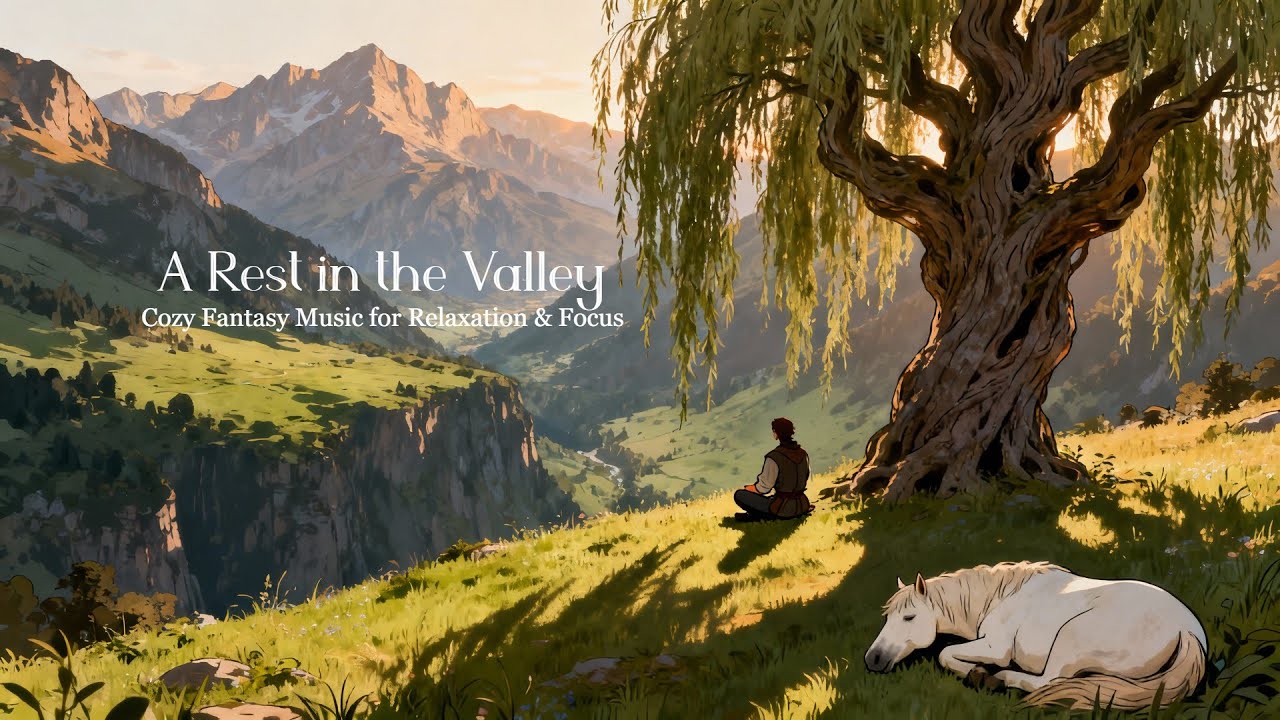 A Rest in the Valley | Cozy Fantasy Music for Relaxation & Focus
