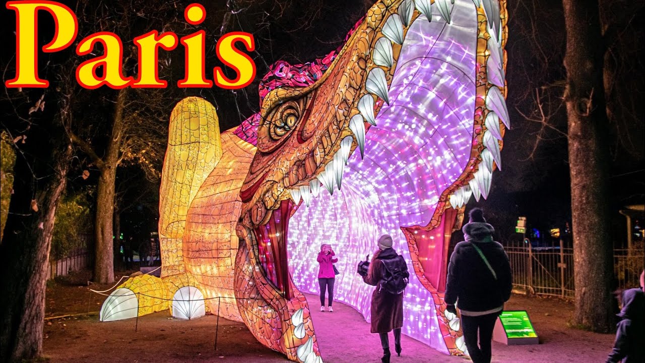 Paris, France 🇫🇷 - Paris Lights Festival 2021 | Paris walking tour 4K | Paris 4K | A Walk In Paris