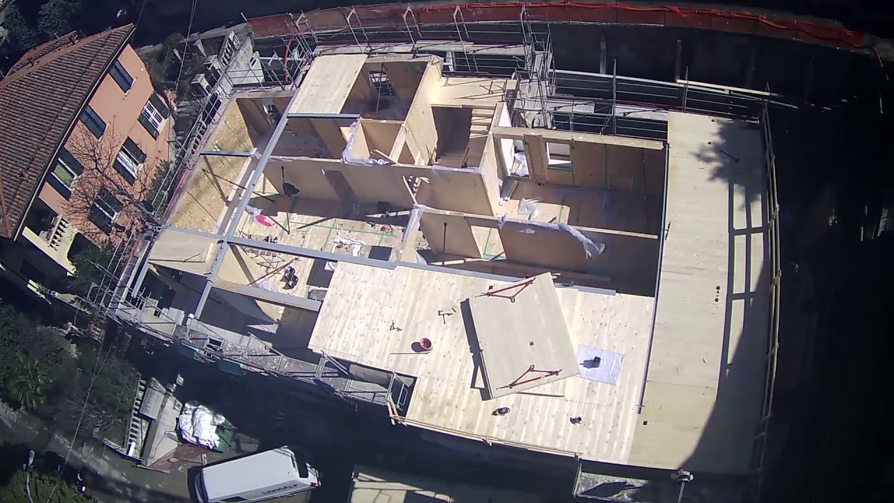 LignoAlp | Complesso residenziale di 5 piani in legno | Timelapse