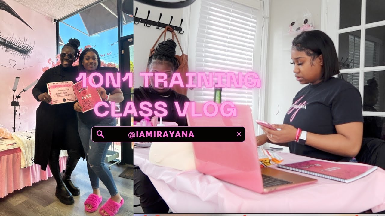 1on1 lash training vlog- @beautyxyanaa