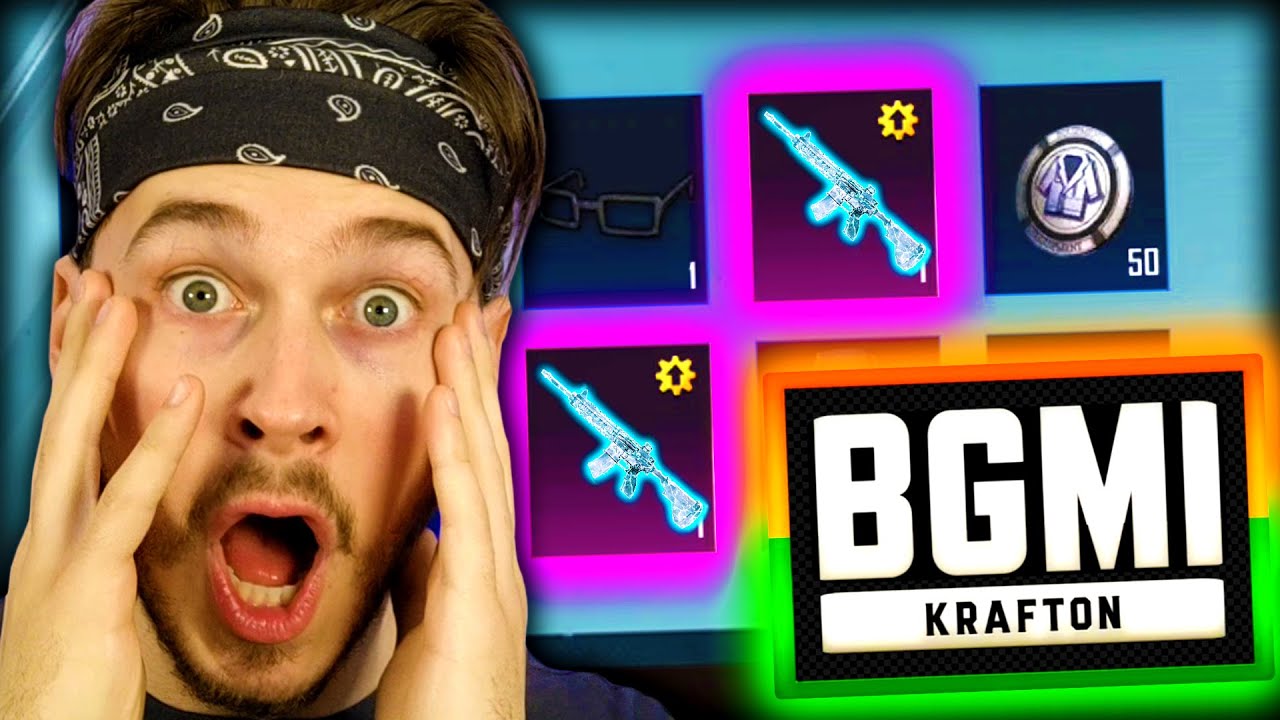 Я получил 2 ледника M4 в BGMI 😱