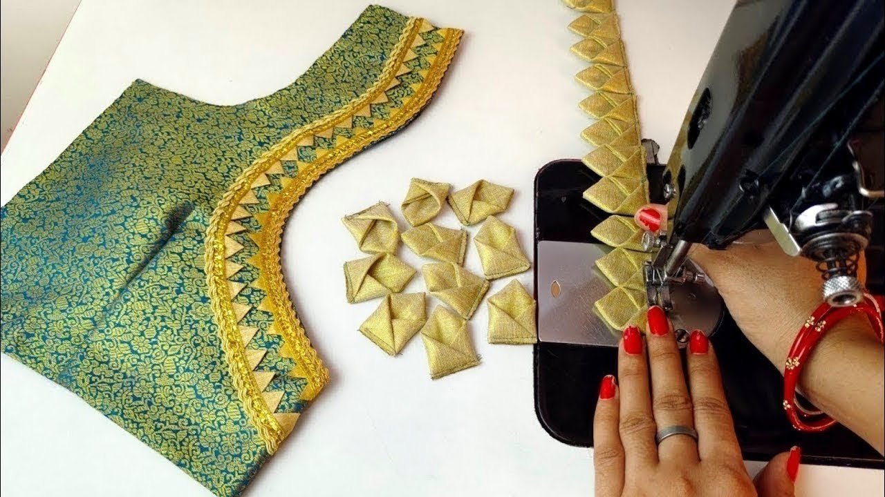 Blouse Ki Design | Designer Blouse Back Neck Designs | Cutting And Stitching Back Neck Blouse Design