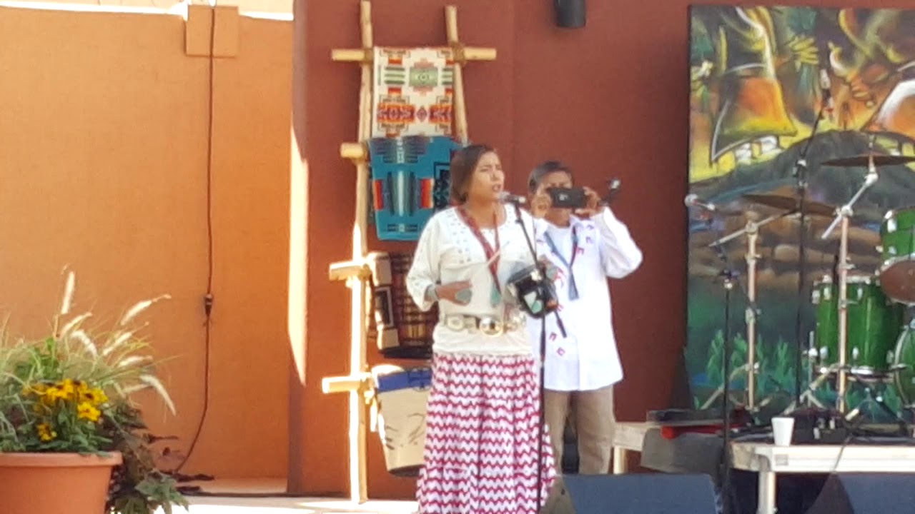NM State Fair - Indian Village 2019  –   Talibah Begay – Navajo Songs and Chants - Set 2