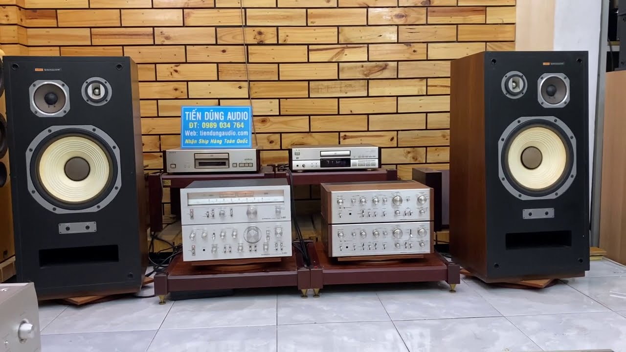 LOA B&Atilde;I TRIO LS-707 - AMPLI BAI PIONEER SA-8900II TEST