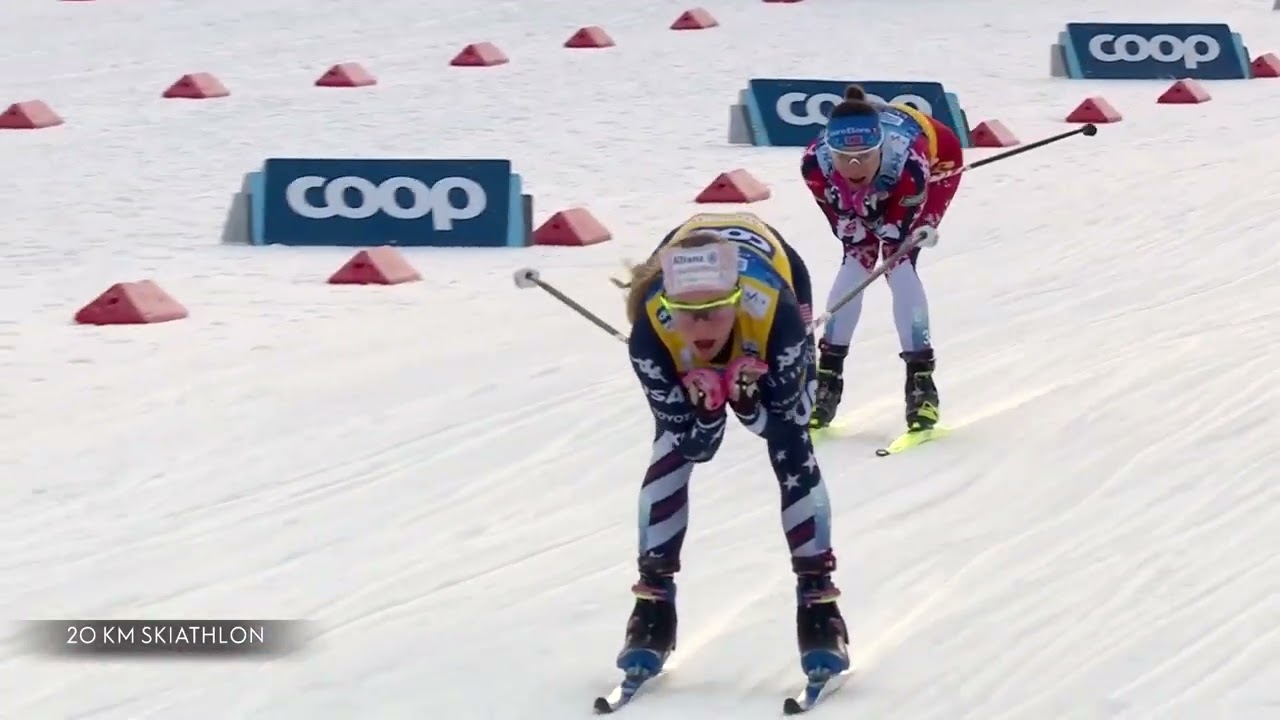 Jessie Diggins WINS the Women’s 20K Skiathalon in Trondheim