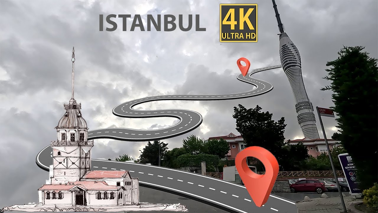 Стамбул 4K - От побережья Ускюдар до башни Чамлыджа
