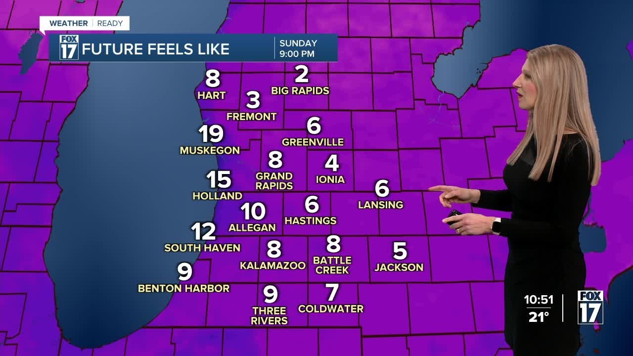 Friday Night Forecast: Cold, breezy with light wintry mix