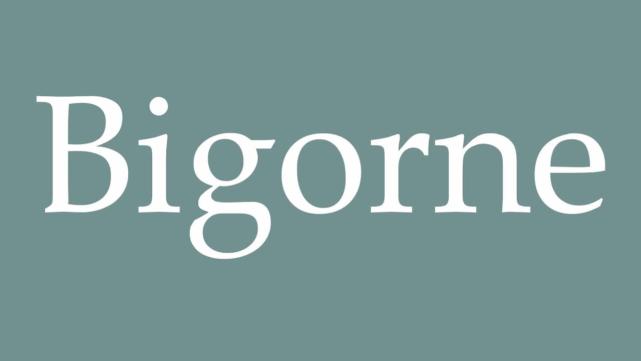 How to Pronounce ''Bigorne'' Correctly in French