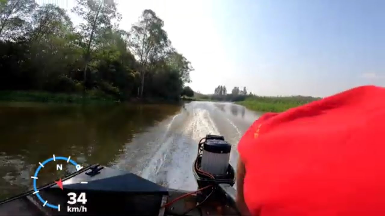 Barco elétrico , motor popa elétrico 12 hp , projeto Douglas Epicentro Sound