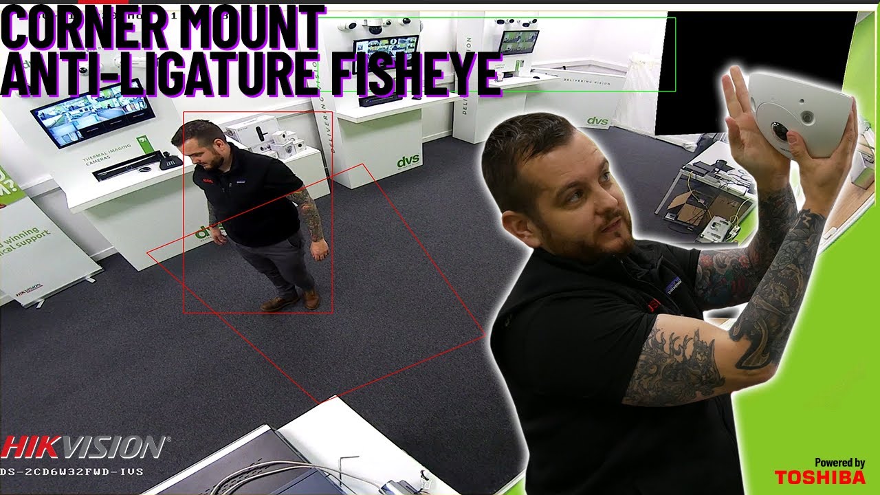 Hikvision Corner Mount Detention Grade Fisheye Camera
