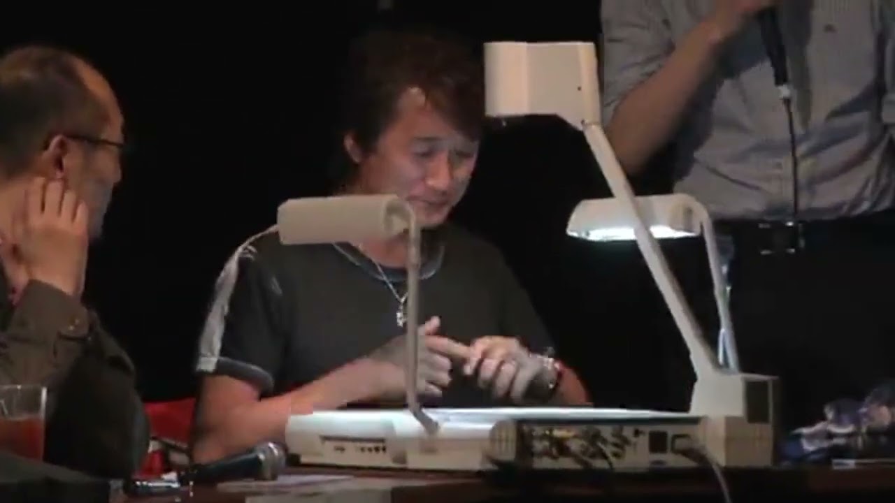 Keisuke Itagaki drawing Baki and Hanayama (2012)