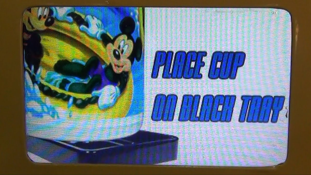Walt Disney World Paper Drink Cup Demo with Rapid Fill Machines - New Display, Sounds - RFID