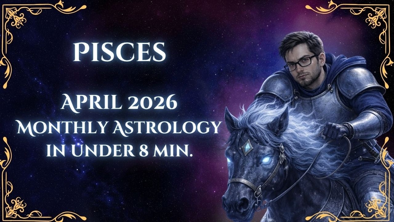 Pisces April 2026 8 Min  or Less Monthly Astrology Horoscope