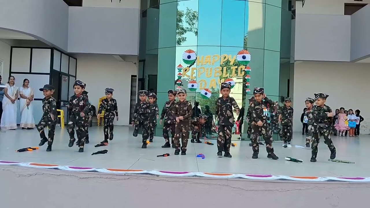 The School Dance  #Patriotic Song Dance #Teri Mitti Me Mil Java Junior Kg Boys Dance