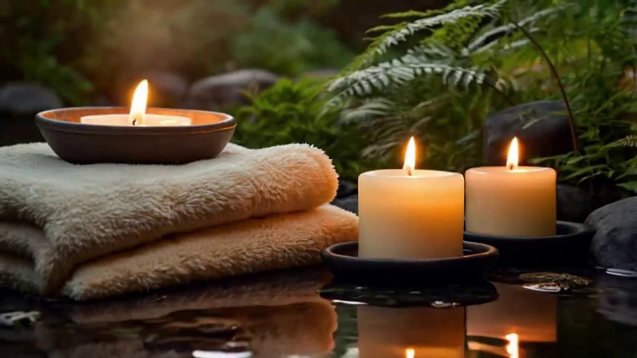 Relaxing Spa Music 🌼 Stress Relief Music, Insomnia Cure, Heal Stressed Mind,Peaceful Water Magic 25