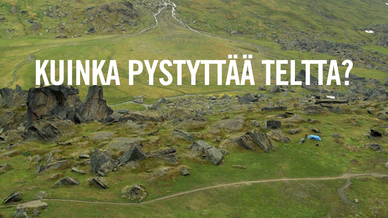 Kuinka pystyttää tunneliteltta ja kuinka pakata se