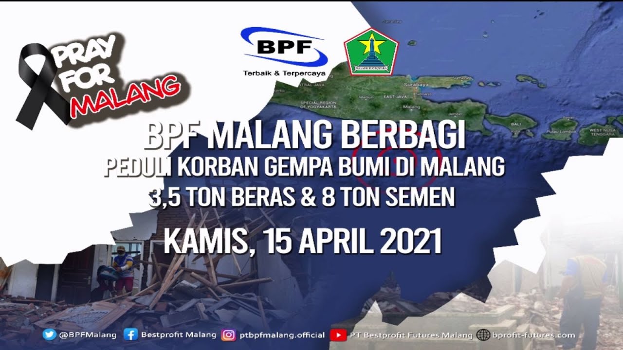 BPF Malang Berbagi Peduli Korban Gempa Bumi Di Malang.