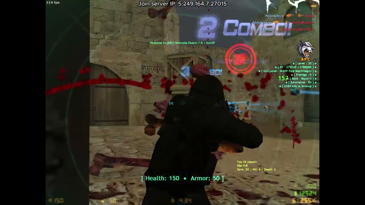 [APC] Umbrella Swarm 7.0 Gun + XP [S.ADMIN GAMEPLAY]