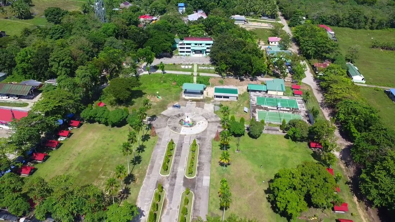 Wow Dimataling Plaza (drone shot)