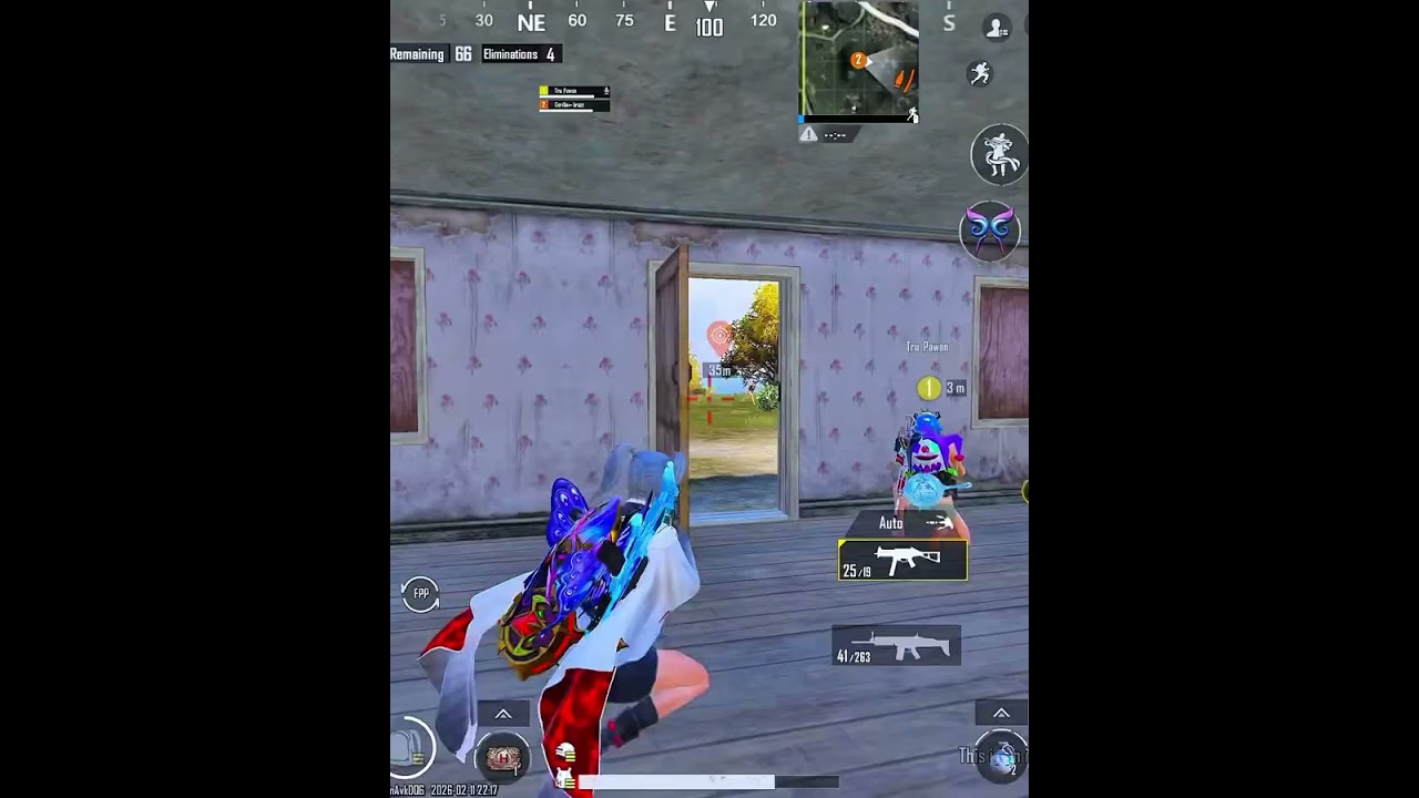 Saves a teammate very hard.