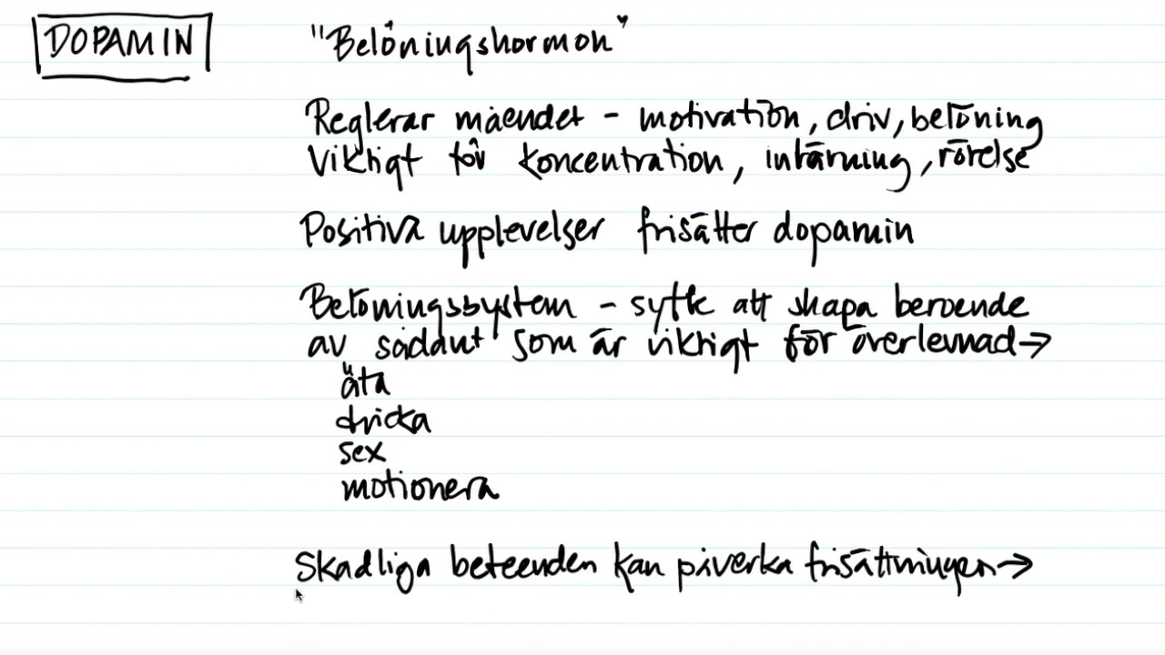 Några signalsubstanser med koppling till hjärnan