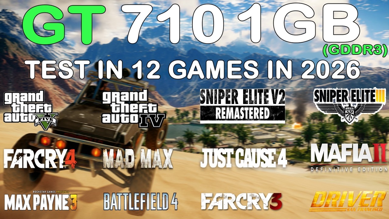 GT 710 1GB + i5 3550s Test | Budget Gaming PC 2026