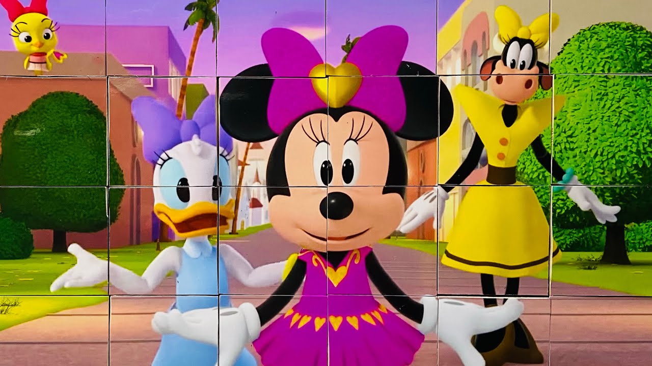2 x Minnie Mouse and Daisy 🎀Jigsaw Puzzles for Kids and Toddlers 🌈