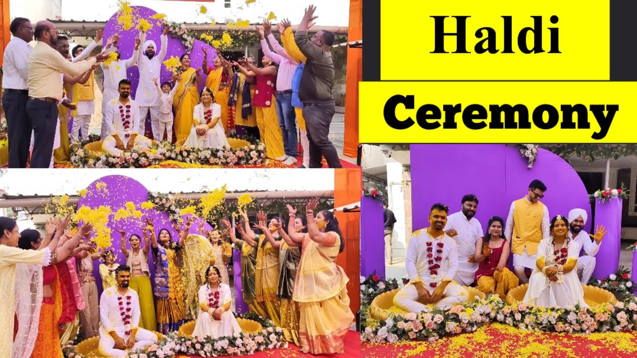 Haldi Ceremony | Haldi Function Highlights ❤️Beautiful Traditions & Golden Memories ❤️