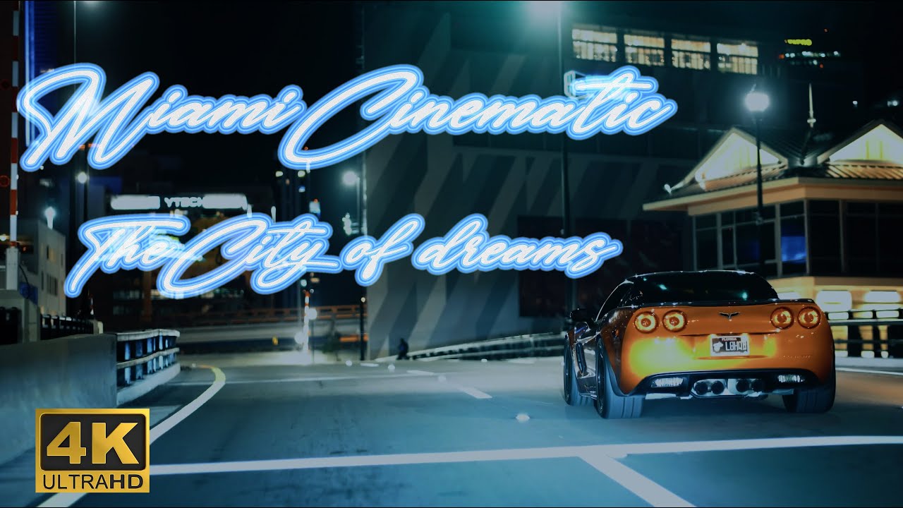 CORVETTE Z06 - MIAMI CINEMATIC DRIVING [4K] #corvette #c6z06 #miami #brickellmiami