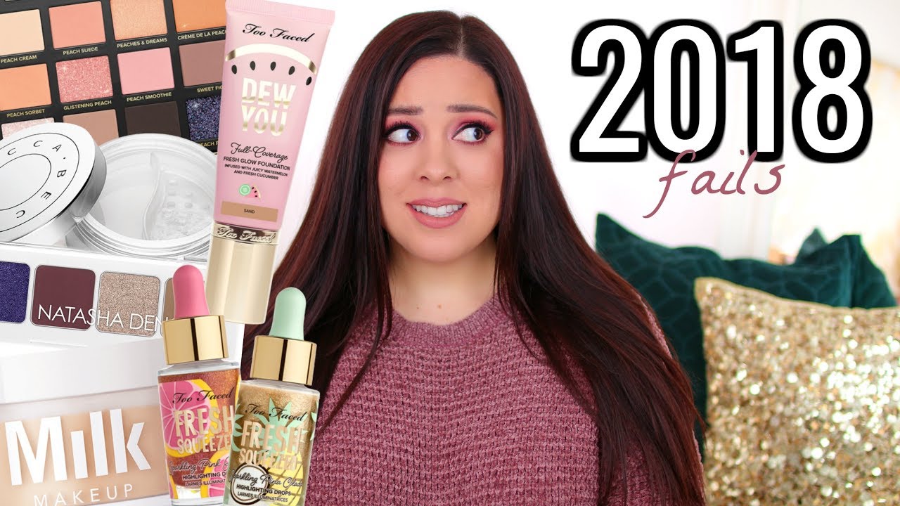 WORST MAKEUP PRODUCTS OF 2018! MOST DISAPPOINTING MAKEUP