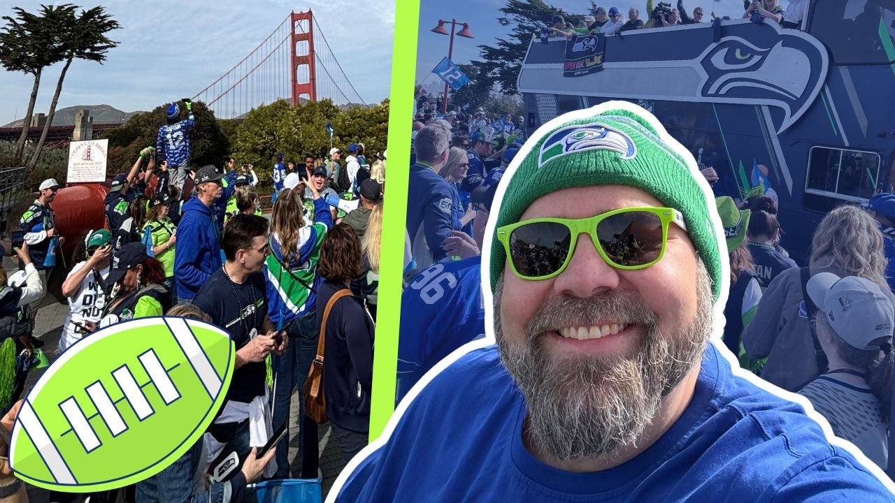 I GOT A TICKET! Getting Excited for the Game! Seahawks Rally in San Francisco