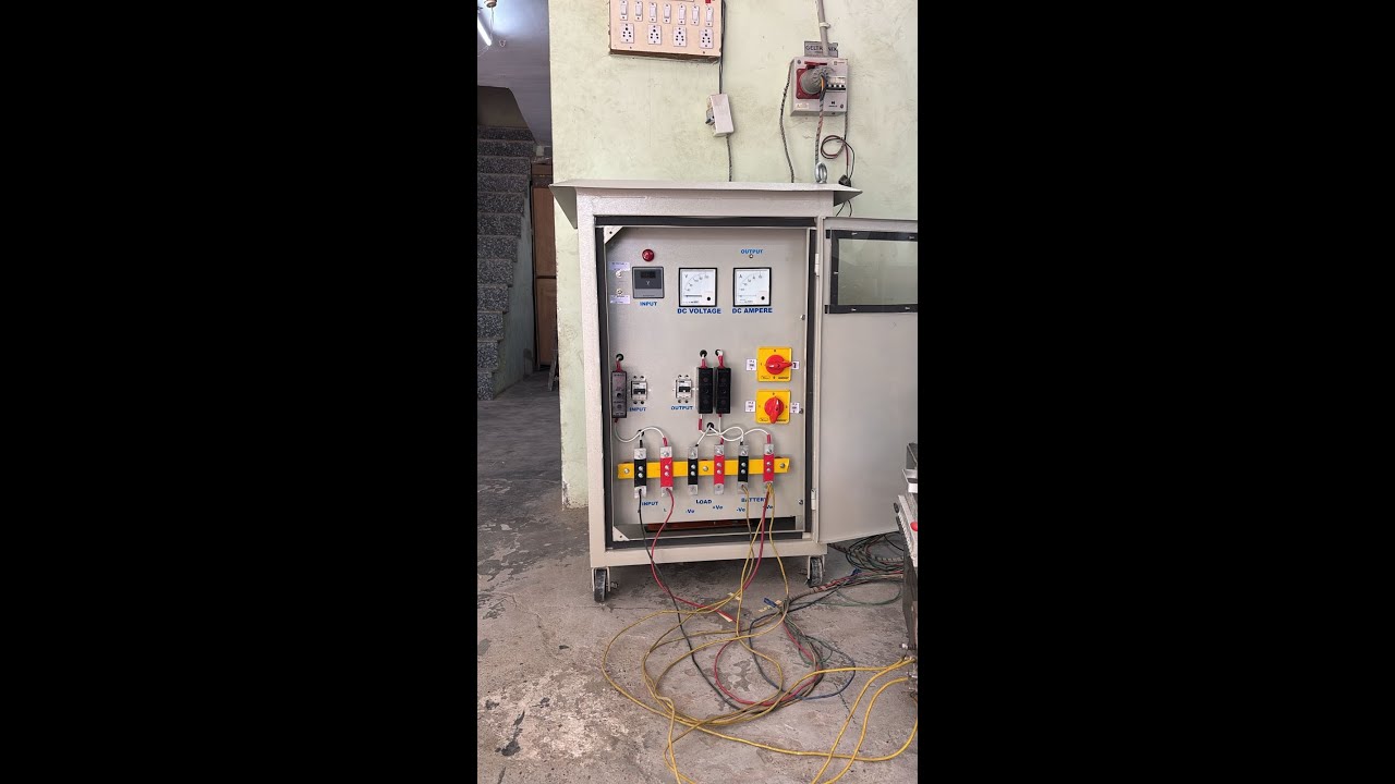 ProtekG 110VDC 50Amp Float Cum Boost Battery Charger Working