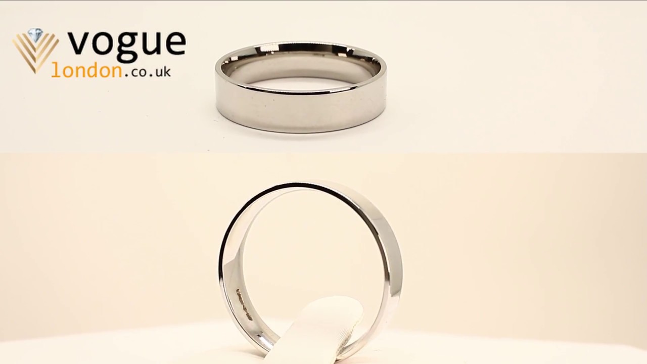 White Gold Wedding Band