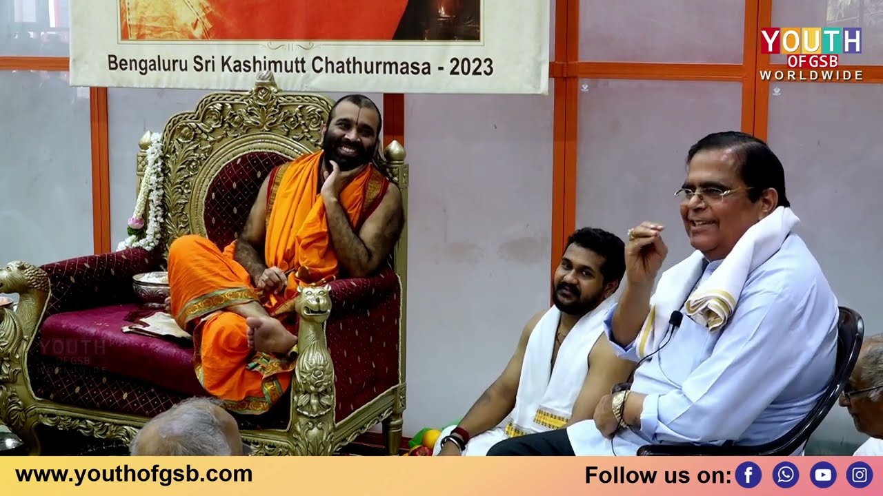 Kashimatadhipati Srimad Samyamindra Thirtha Swamiji leave from Bengaluru to Madrass Shri Kashi Math.