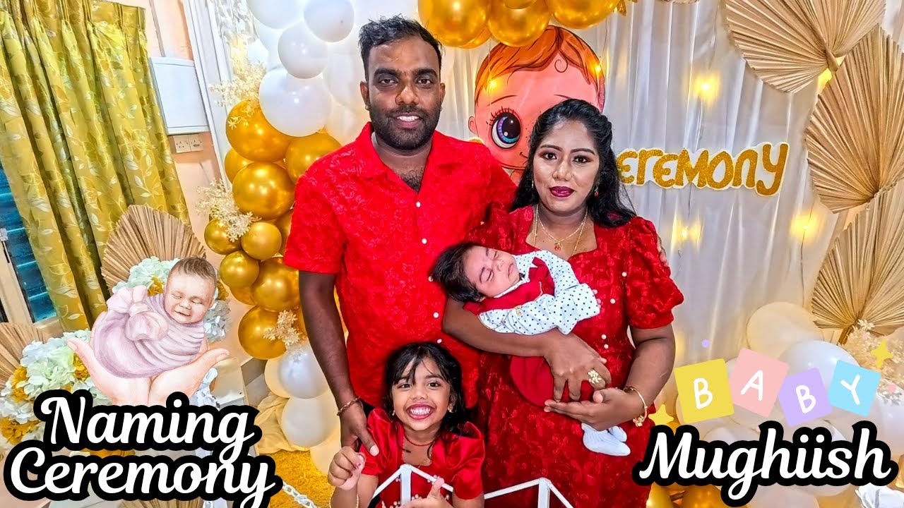 Mughiish Naming Ceremony| Malaysian Baby Naming Ceremony 2025