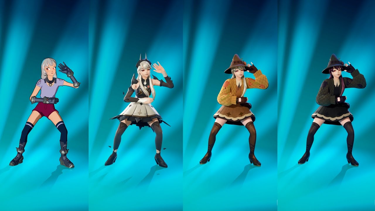 TiK ToK emote with Lexa, Princess Lexa, and Lexa Hexbringer